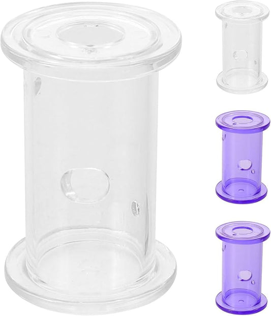 4pcs Bearded Dragon Enrichment Toys, Reptile Feeding Accessories, Transparent Plastic Reptile Rolling Interactive Feeding Toy for Leopard Gecko, Crested Gecko