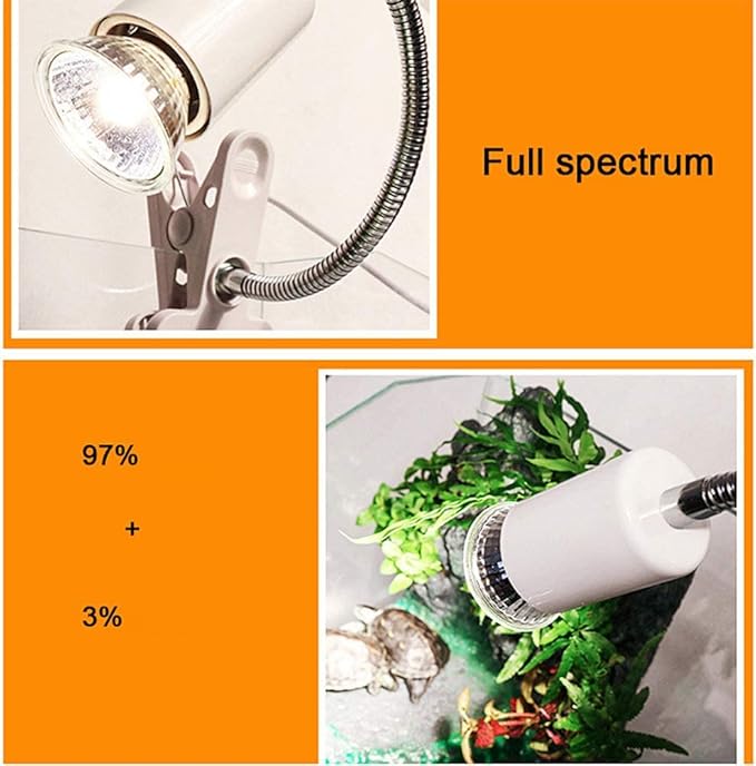 75W Basking UVA+UVB Heat Bulbs for Reptiles&Amphibians Turtle Heating Lamp E26 Base Full Spectrum Sun Light Bulb Perfect for Terrariums, Tanks, and Cages 4-Pack