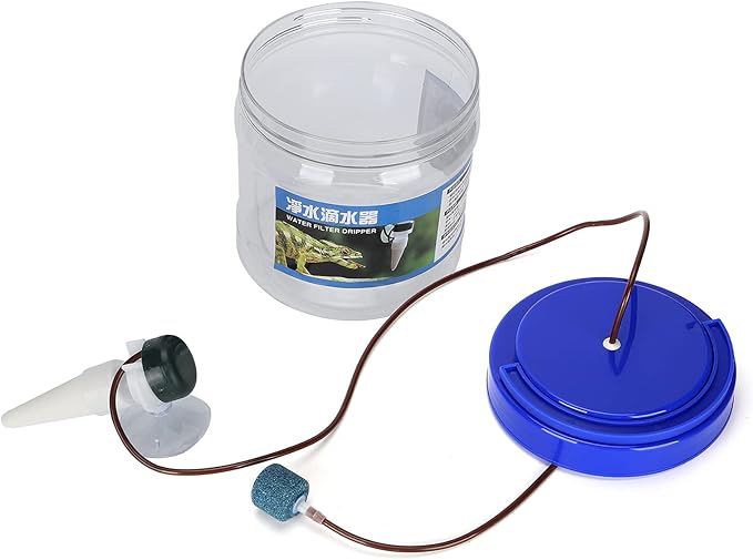Reptile Water Dripper Efficient Plants Irrigation Device for Gecko Lizard Chameleon Easy Control Humidifier Kit Reptile Watering Tool