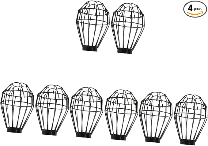 GLEAVI 8pcs Lamp Shade for Reptile Habitat Heat Lamp Cover Scalding Mesh Guard Safe and Accessory for Terrariums and Cages