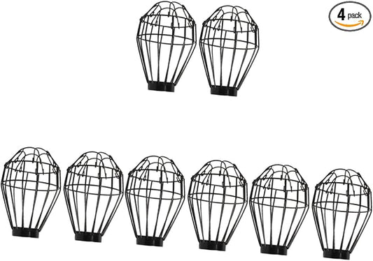 GLEAVI 8pcs Lamp Shade for Reptile Habitat Heat Lamp Cover Scalding Mesh Guard Safe and Accessory for Terrariums and Cages