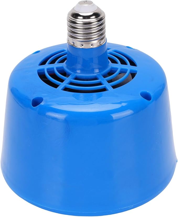 Cuifati Reptile Heating Lamp, Chicken Heating Lamp Easy to Install Energy Saving Versatile Safe for Turtles for Lizards (Blue)