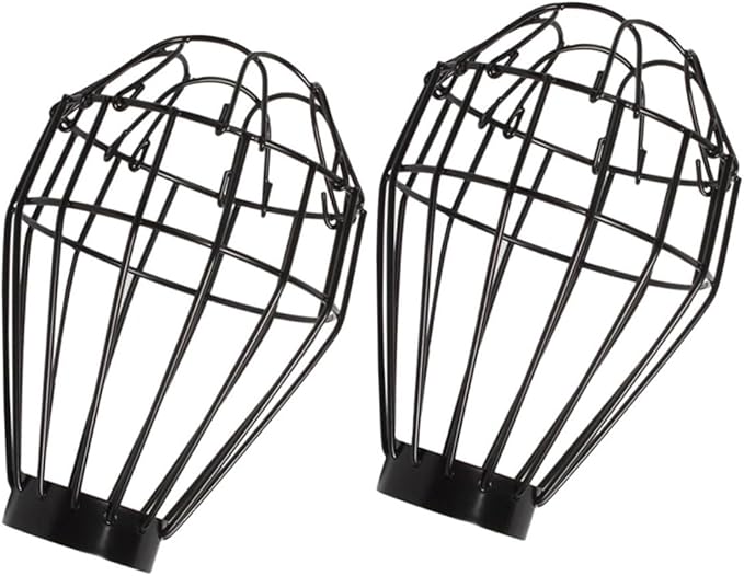 8pcs Reptile Heat Lamp Cover Insulation Shade for Reptile Tank Safe Mesh Design for Improved Air Circulation Prevents Burns