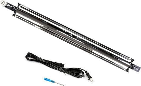 CAROLINACUSTOMCAGES T5HO Single 12” UVB Reptile Light Fixture 15w, Bearded Dragon and Reptile Terrarium Light Fixture