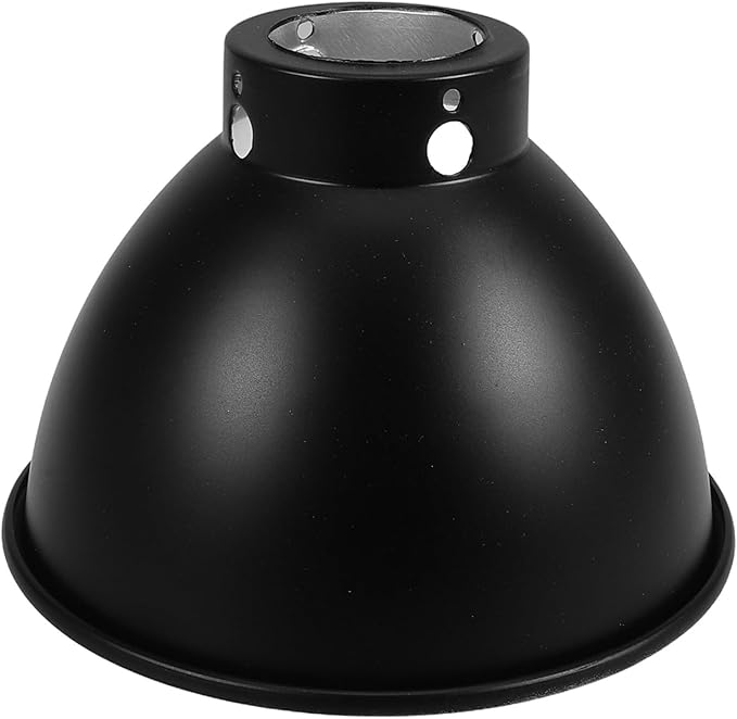 TOYANDONA Reptile Terrarium Lamp Cover Heat Resistant Dome Shade for Optimal Light and Heat Distribution Durable Metal Design for Reptile Habitats