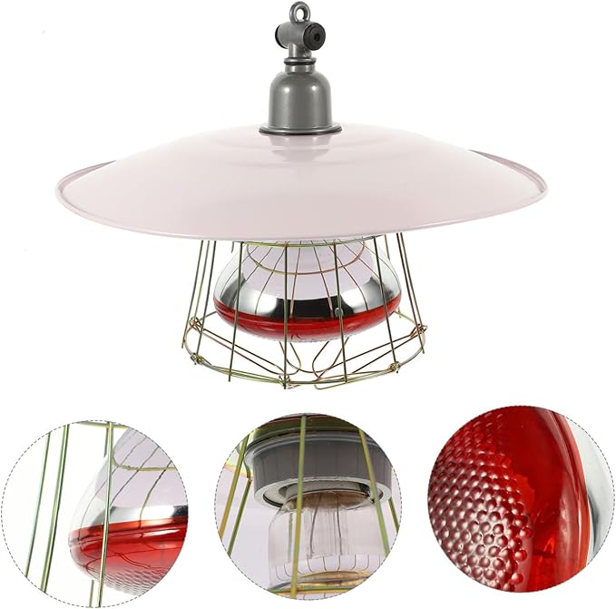 Angoily 3pcs Livestock Heat Lamp Kit Warming Light for Reptiles and Pets High Thermal Efficiency and Easy Installation for Lizard Cages and Animals