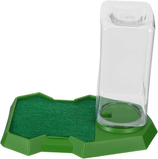 Gecko Water Feeder Reptile Drinking Dish Lizard Feeding Bowl Tortoise Food Water Bowl Plastic Reptile Enclosure Accessory