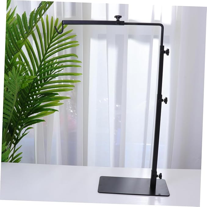 Milisten Reptile Basking Light Stand for Turtles and Lizards Durable Height Rack with Uv Heat Lamp Support for Aquariums