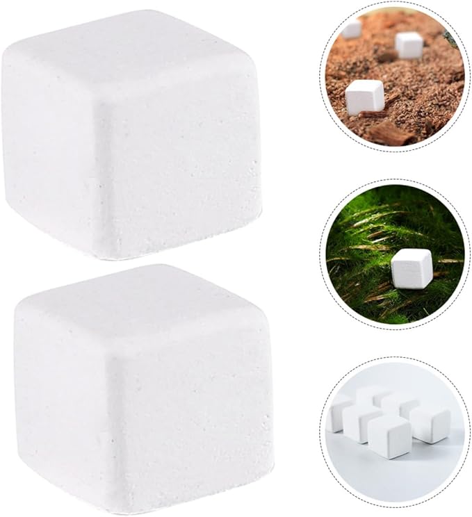 30pcs Reptile Mineral Calcium Block with Essential Microelements for Tortoise Frog Lizard Chameleon, Supports Shell Growth and Health Maintenance for Amphibians and Reptiles