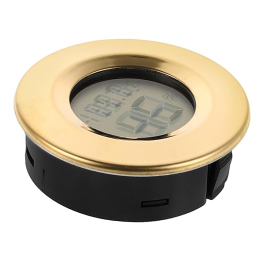 Mini Digital Hygrometer Thermometer with LCD Display for Optimal Humidity Control Homes Bars and Greenhouses Stylish Design for Wine Cabinets and Reptiles