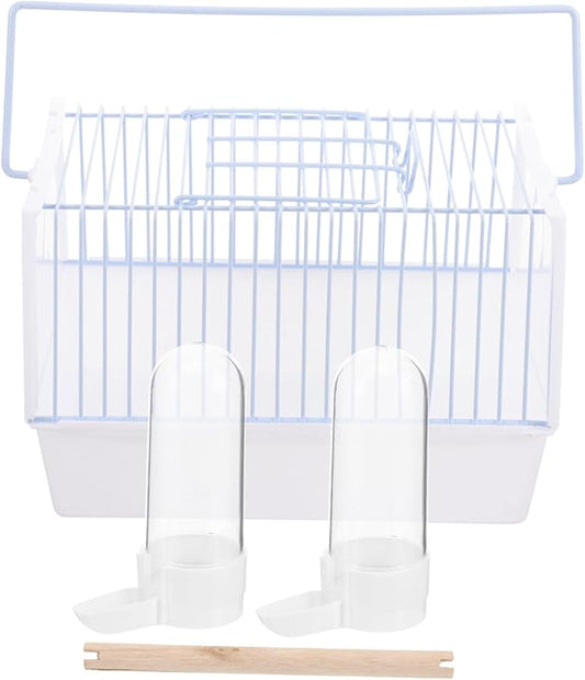 1set Portable Bird Cage for Travel Handheld Bird Carrier Air Circulation and Outdoor Adventures