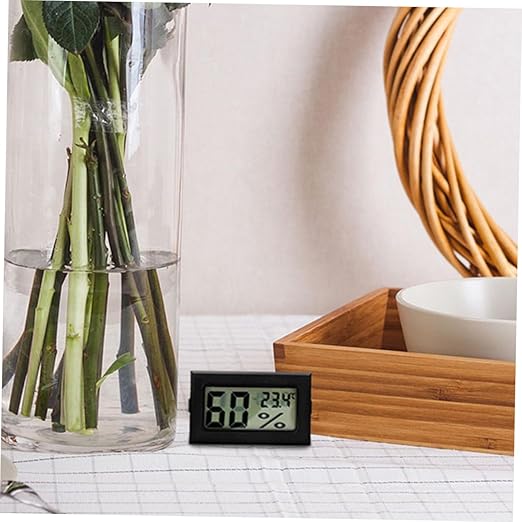 5pcs Indoor Digital Hygrometer and Compact Room Humidity Gauge for Home Portable Measurement Tool for Reptiles Greenhouse and Plants