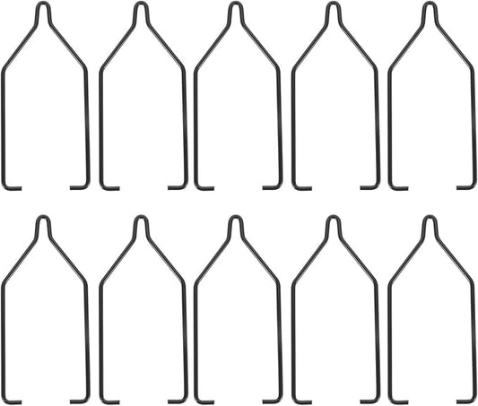 10pcs Reptile Light Cover Clamps Iron Lampshade Fixing Clips for 5.5-inch and 8.5-inch Lampshades Terrarium Habitat Lighting Accessories for Reptile Pets