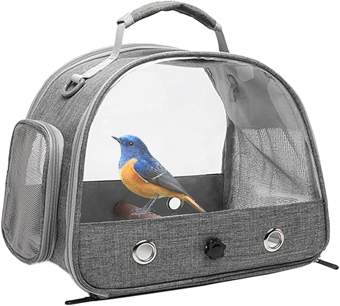 Bird Travel Bag - Travel Bird Backpack Cage | Transport Case, Parrot Carrier Bag, Portable Cagge, Removable Backpack Carrier for Rabbits Parrots Small Pets Hamsters