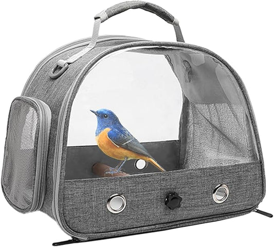 Bird Travel Bag - Travel Bird Backpack Cage | Transport Case, Parrot Carrier Bag, Portable Cagge, Removable Backpack Carrier for Rabbits Parrots Small Pets Hamsters