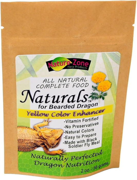 Nature Zone Naturals - Bearded Dragon Food - Yellow Enhancer 2 oz