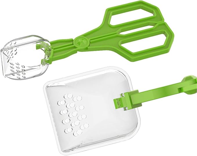 Clear Creature Captures Pliers for Reptiles Feeding Hygienic Easy to Design with Ergonomic Handle Multipurpose Use Reptiles Handling Clamp