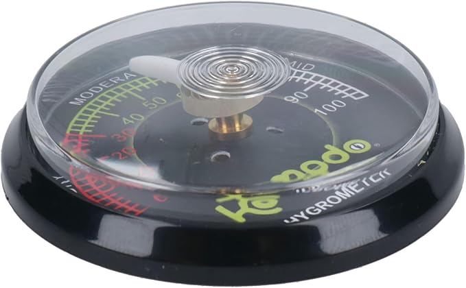 Reptile Mountable Analogue Humidity Hygrometer Gauge Monitor Colour Coded