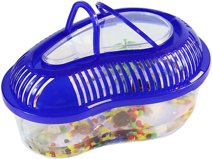 OMEM Portable Reptile House Terrarium Habitat Clear and Breathable (Large)