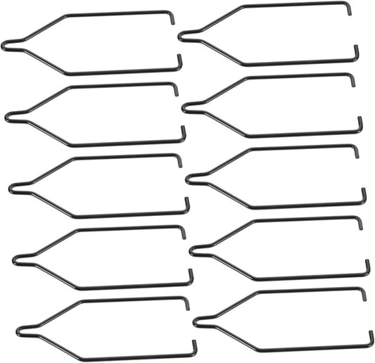 Happyyami 10pcs Reptile Tank Accessories Iron Lampshade Clips Climbing Pet Light Clips Fixing Tools for Geckos