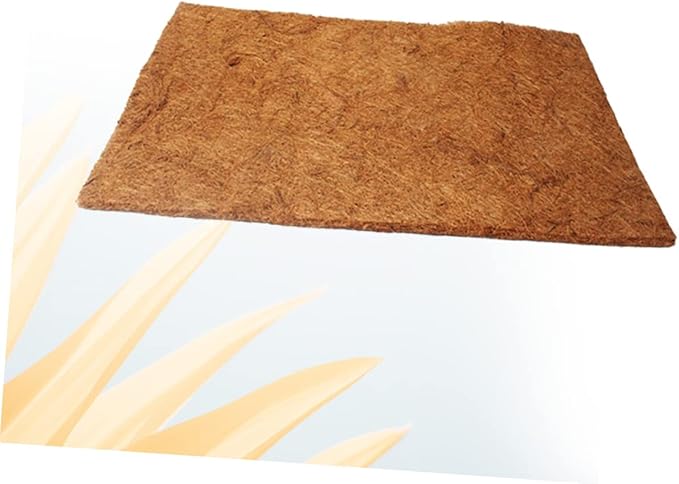 BESPORTBLE Coconut Fiber Substrate Mats Reptile Terrarium Bedding Tortoise Enclosure Accessories