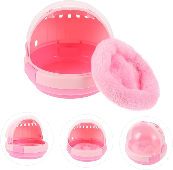 BESTonZON 1set Portable Bird Cage Outdoor Parrot Cage Hand-held Warm Nest Pet Accessory Bird Carrier Animal Carrier Travel