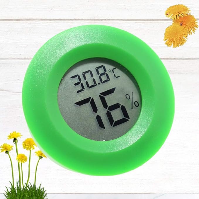 POPETPOP Digital Rv Pet Temperature Monitor Hygrometer Celsius Display Brooder Thermometer Bedroom Aquarium Thermostat Home Digital Temperature Humidity Meter