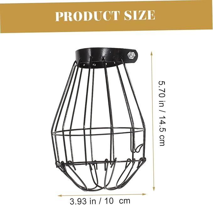 Housoutil Reptile Heat Lamp Mesh Cover Scalding for Pet Tanks Insulation Shade for Climbing Accessory for Reptile Care