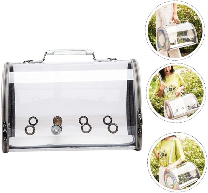 Parrot Travel Carrier Bag Capacity Bird Backpack Carrier Shoulder Pouch for Parrots