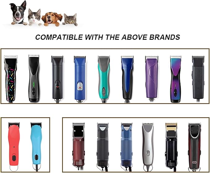 3 Pack 30# Detachable Pet Dog Grooming Ceramic Blades,Compatible with Andis,Oster A5,Wahl KM-10 Series,Size #30 Blade 1/50-Inch 0.5MM Cut Length
