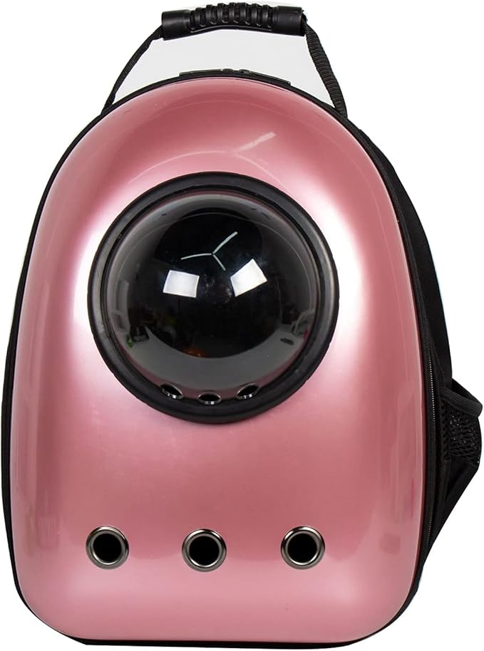Flight Cage Lightweight Bird Carrier Acrylic Bird Travel Bag with Handle Breathable Transparent Space Capsule for Outdoor Bird Cage (Color : B)
