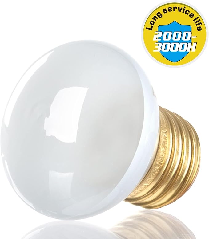 REPTI ZOO 25W Upgraded Nano Reptile Daylight Basking Spot Heat Lamp Bulb 2 Pack, UVA Full Spectrum Sun Light Daytime Heating Lamp for Reptile