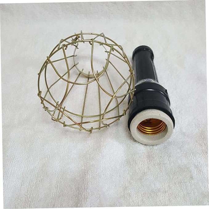 VICASKY 3pcs Scald Heater Guard for Reptile Lamps Iron Mesh Cover for Pet Safety for Turtles Lizards and Animals Efficient Heat Dissipation