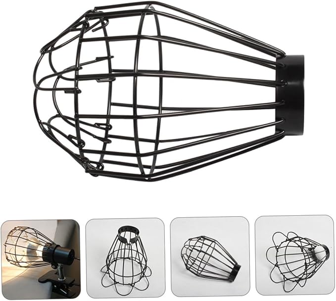 2pcs Reptile Heating Lampshade Reptile Decor Lamp Cover Turtle Aquarium Lid