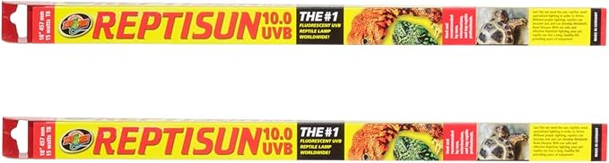 (2 Pack) Zoomed ReptiSun 10 Hi Output UVB 18" T8 15W