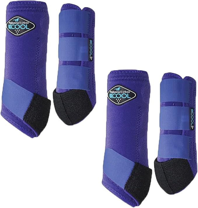 Professional's Choice 2XCOOL Sports Medicine Horse Boots | Protective & Breathable Design for Ultimate Comfort & Durability in Active Horses | Value 4 Pack
