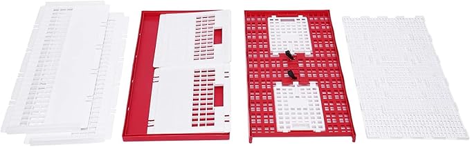23.62 * 12.2 * 10.24" Transportation Pigeon Cage, Foldable Pigeon Cage, Capacity 14 Birds, with Handle & Side Doors + 2 Top Department, for Training and Release Competition