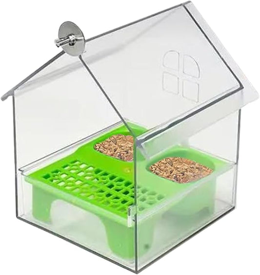 Genérico Hummingbirds, Backyard Birds with Water and Food Container for Small Birds, Abdominal Design Provides a Feeding Station and Bath for Small Birds