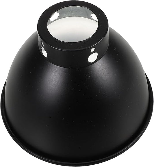 POPETPOP Reptile Terrarium Lamp Cover Heat Resistant Optical Reflection Cap for Enhanced Light Distribution for Heat Lamps and Basking Bulbs User Friendly Design for Easy