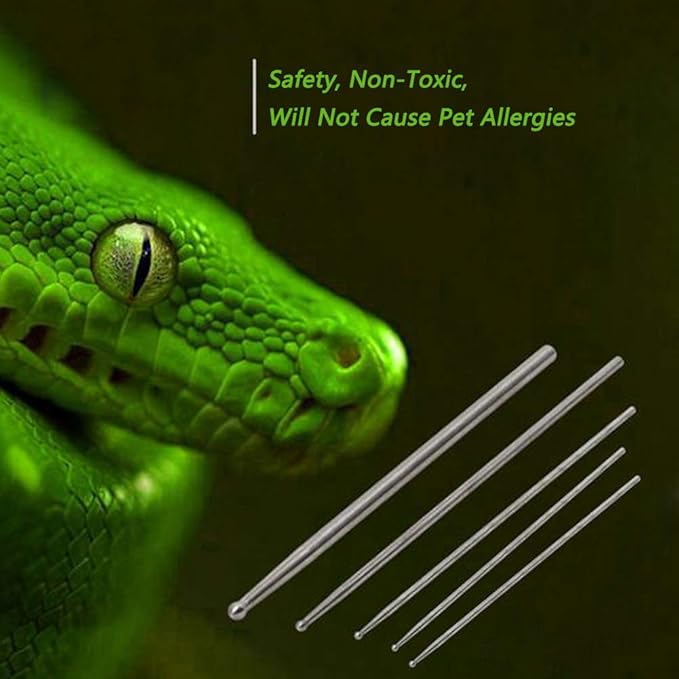 Professional Reptiles Snake Sexing Probes with Round Ball Tip 5 Pieces