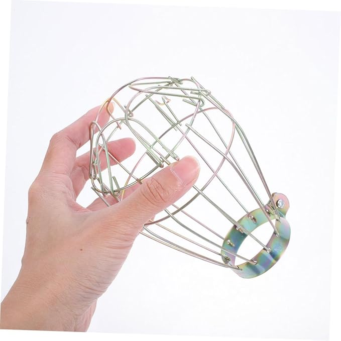 Veemoon 9pcs Vintage Lamp Bulb Guard Iron Metal Light Cages Bulb Cover Vintage Lamp Guard Replacement for Hanging Pendant Lighting Home
