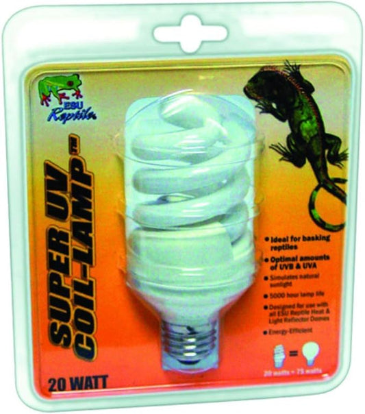 Zilla Super UV Coil Lamp for Reptiles Watt: 20 Watts