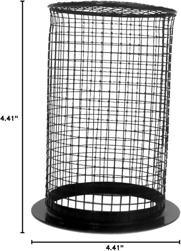 Ciieeo Round Reptile Scald Lamp Cover Small Design for Terrarium Prevents Burns for Snakes Lizards and Turtles