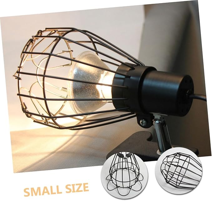 OUNONA 1set Reptile Lamp Guard Scalding Lampshade for Pet Cages Safe Installation for Boxes Tanks Compact Protective Design 2pcs