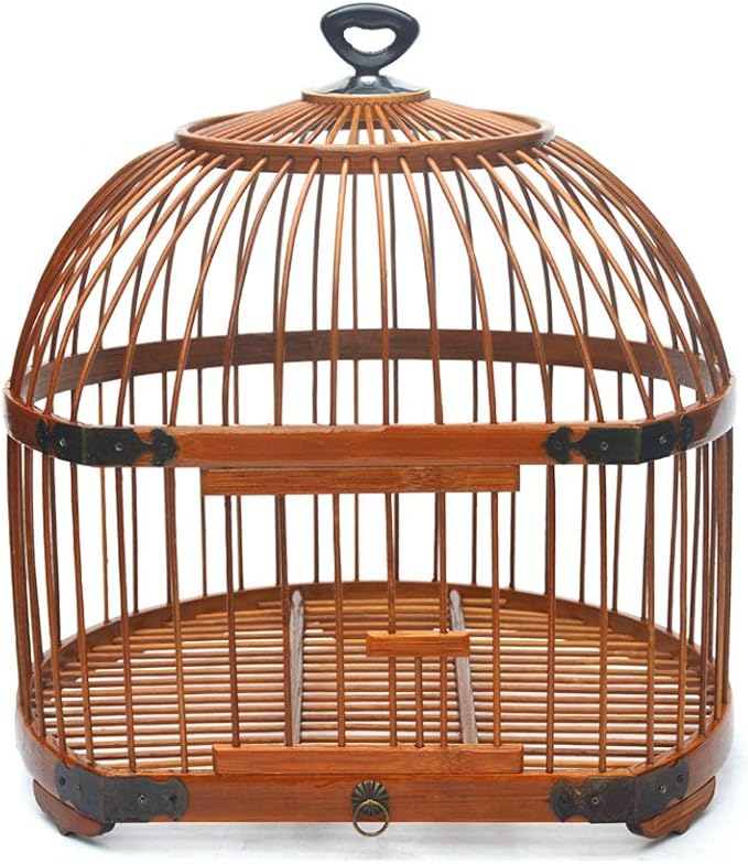 Birdcage Portable Small Sized Bird Carrier, Lightweight Travel Cage, Hanging Bird Cage for Small Parrot Cockatiel Bird Cage