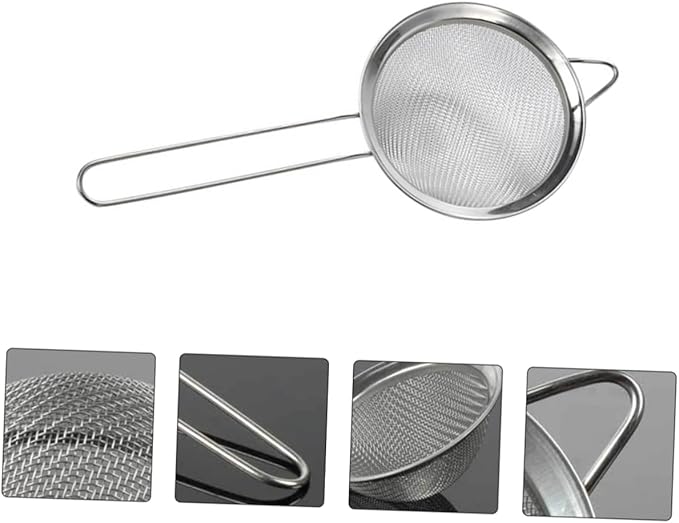 TOYANDONA 2pcs Reptile Excrement Sand Shovel Mesh Cleaning Tool for Tortoise Lizard Snake Scorpion Easy to Clean Silver Design