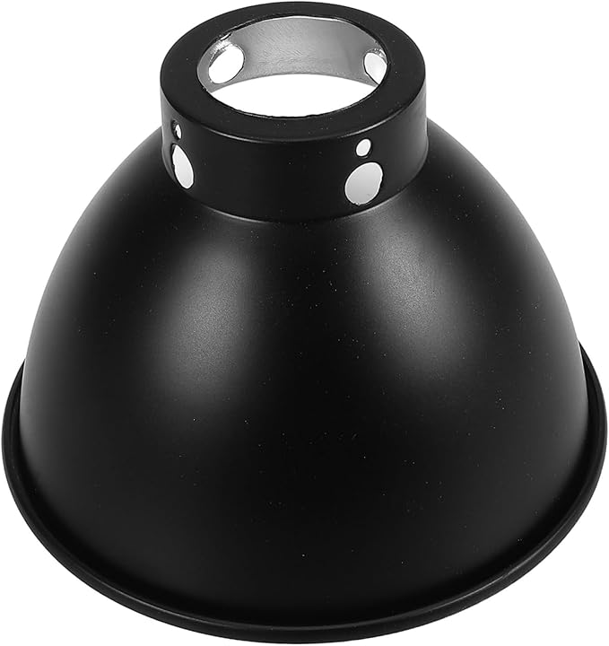 Toyvian Reptile Heat Lamp Guard Reflective Dome Shade for Optimal Habitat Lighting Compatible with Heat and Basking Bulbs Easy to Install Enhances Temperature Uniformity for Reptile