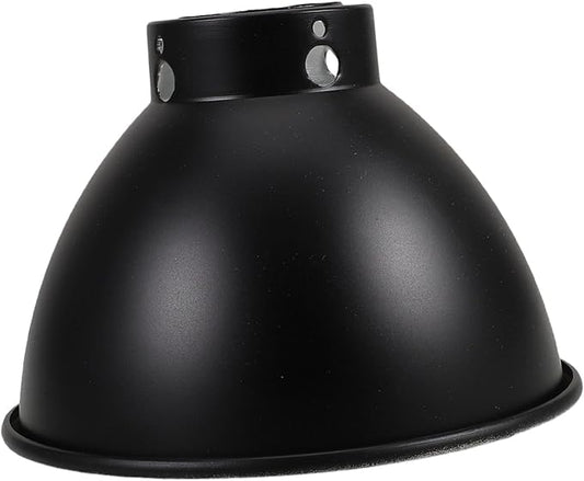 Toddmomy Reptile Heat Lamp Shade Dome Reflective Cover for Terrarium Lighting Optimal Heat Distribution Compatible with Various Bulbs Easy Assembly for Reptile Habitat