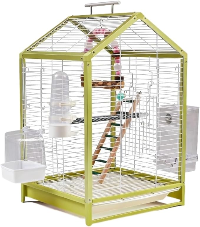 Parrot Cage Portable Travel Carrier Cage for Home Outing Temporary Placement