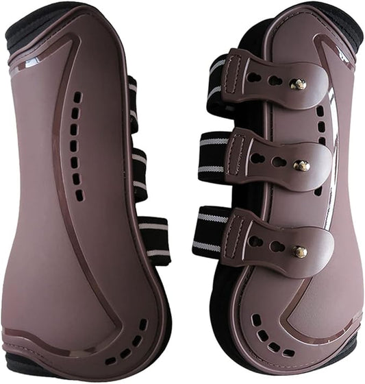 Horse Boots Open Front Jumping Tendon Sport Boots, Secure Leg Protection, Classic Equine Supplies